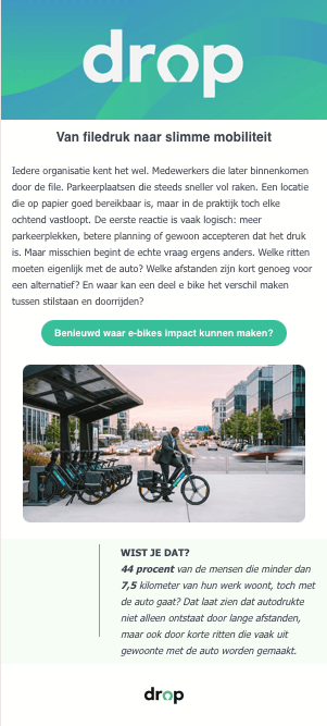 Nieuwsbrief 3 van het actieonderzoek bij Drop Mobility