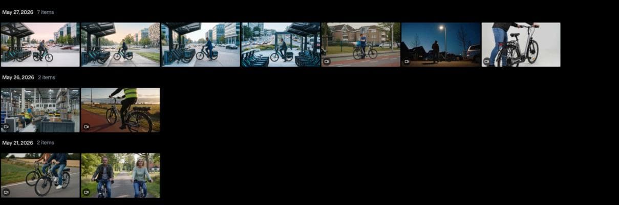 Vervolg van gegenereerde AI-video's