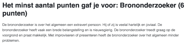 Persoonlijk profiel / Jaar 2 CE bewijsbeeld 5