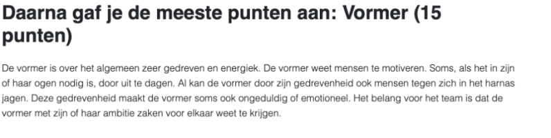 Persoonlijk profiel / Jaar 2 CE bewijsbeeld 4